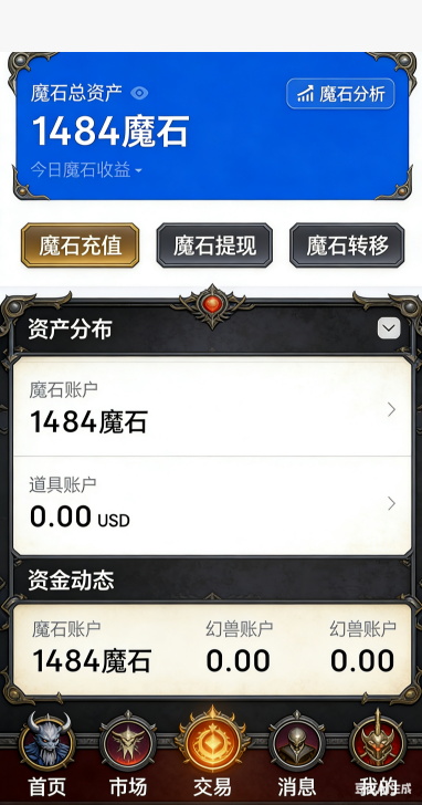 魔域私服主城休闲场景